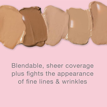 Neutrogena Healthy Skin Anti-Aging Perfector Tinted Facial Moisturizer and Retinol Treatment with Broad Spectrum SPF 20 Sunscreen with Titanium Dioxide, 50 Tan to Medium, 1 fl. oz