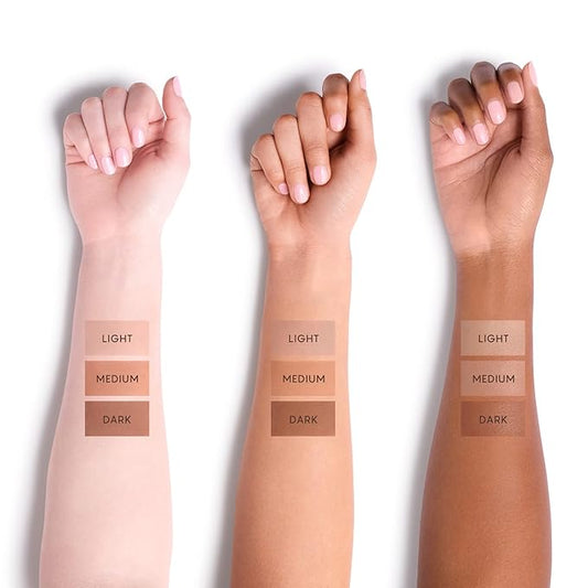 HALEYS Re-sculpt Smoothing Contour Powder (Medium) Lightweight, Non-Caking, Nourishing & Skin-Softening, Infused with Shea Butter & Chamomile Flower Water to Soothe Skin