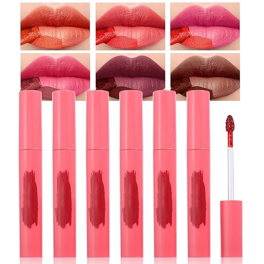 Peel Off Lip Liner - Lip Stain, Long-Lasting Moisturizing Waterproof Lip Stain Transfer-Proof with Matte Finish Stay on All Day (#03 Rose)