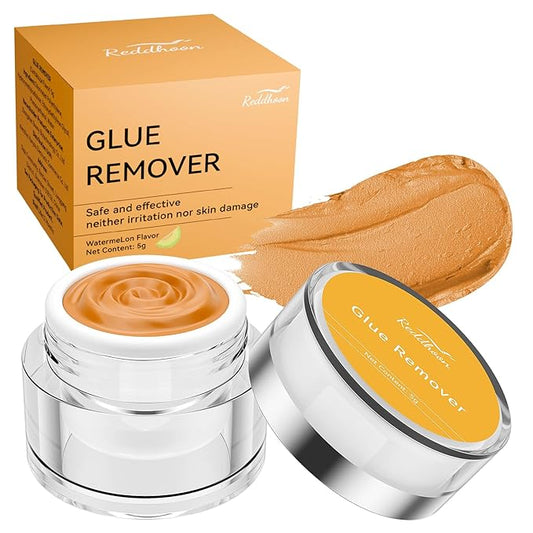 Eyelash Extension Remover Cream, Professional Lash Remover for Lash Extensions, Low Irritation, Fast Dissolution, Lash Extension Remover Cream for Salon Use, 5g (Cantaloupe)