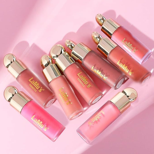 LaMu'S COSMETICS Soft Pinch Weightless Liquid Blush, Long-Lasting Beauty Natural Waterproof Face Liquid Blush For All-Day Wear (Hope-Nude Mauve, 0.25fl.oz/7.5ml)