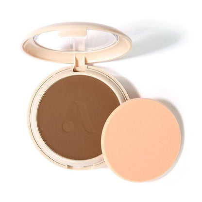 Absolute New York Velvet MFVF11 Deep Neutral Focus Powder Foundation | Talc-Free, 12H Long-Lasting, Lightweight