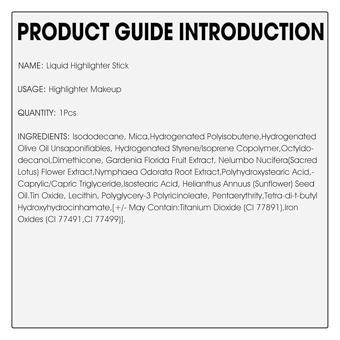 Liquid Highlighter Makeup, Natural Silky Shimmer Finish Liquid Face Highlighter, Highly Pigmented, Lightweight, Blendable, Soft Cream Highlighter For Face (#03 Rose Gold Shimmer)