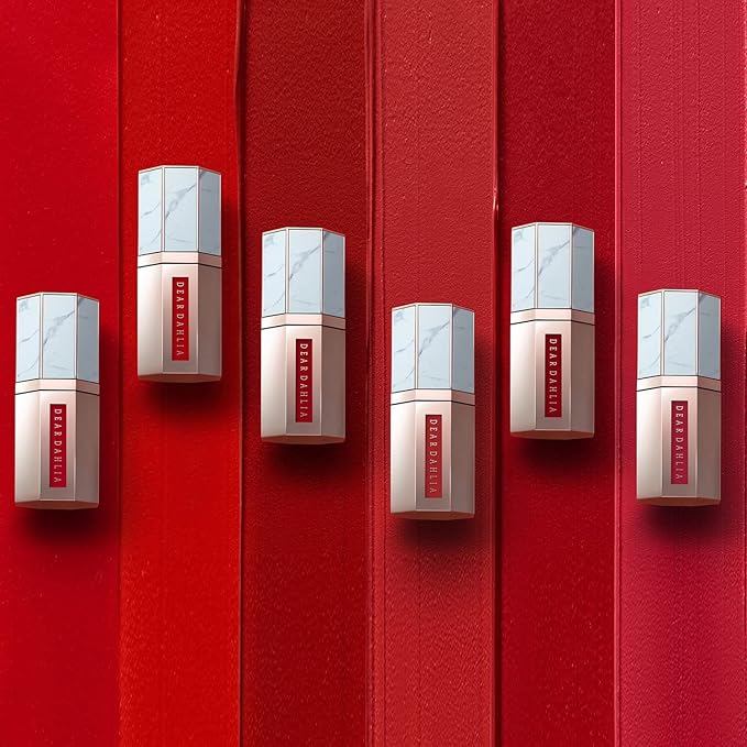 DEARDAHLIA Dear Dahlia Paradise Dream Velvet Lip Mousse – Lightweight, Soft-Matte Finish, Buildable & Multi-Use, Vegan & Cruelty-Free – OCTOBER