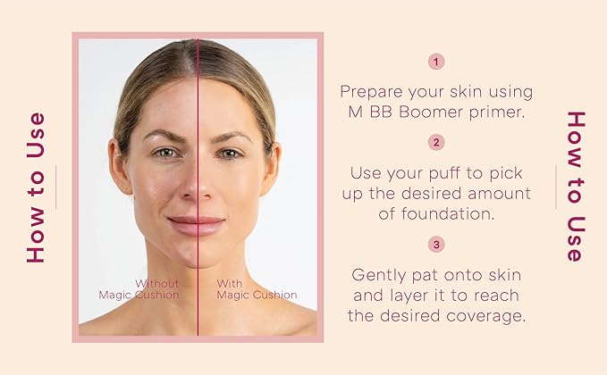 MISSHA Magic Cushion Foundation No.23 Natural Beige for Light with Neutral Skin Tone, Flawless Coverage,Dewy Finish,Easy Application for All Skin Types