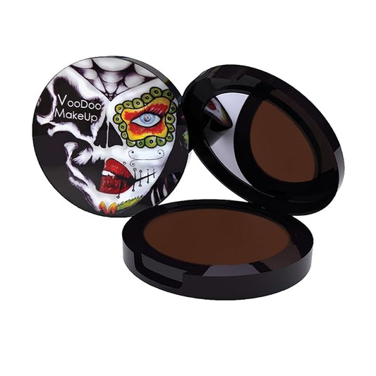 Voodoo Makeup Coconut Cream Foundation in Latte - Cream to Powder Foundation - Wet or Dry Buildable, Lightweight Foundation for Smooth and Even Skin