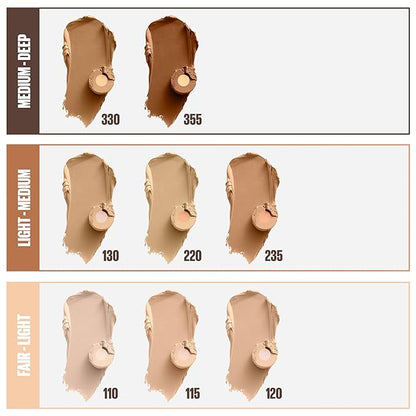Maybelline Fit Me Shine-Free + Balance Foundation Stick, Multi-Use Face Makeup and Contour Stick For Natural, Matte Coverage, Ivory, 1 Count