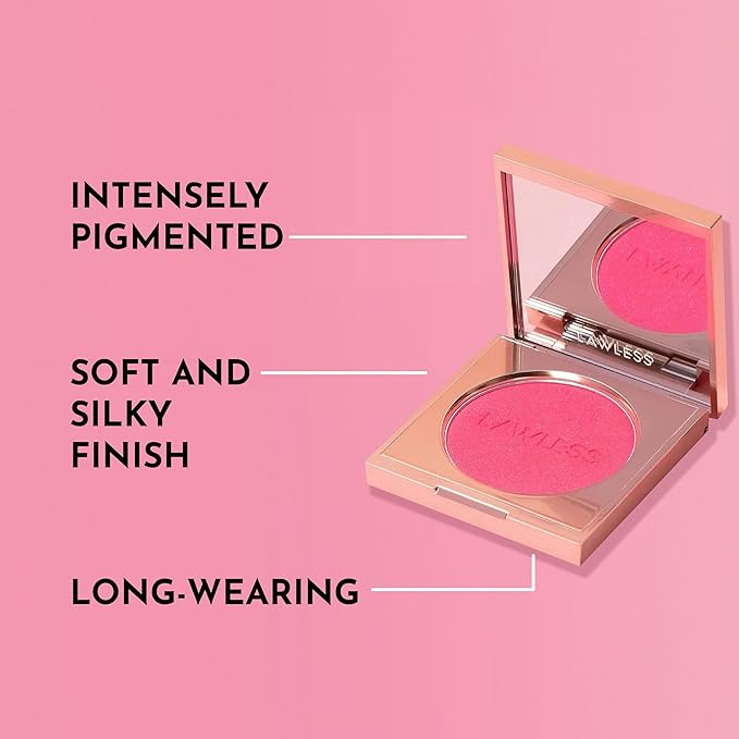 Make Me Blush Talc Free Velvet Blush, Watermelon, Pink, 0.18 Ounce