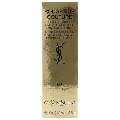 YVES SAINT LAURENT Rouge Pur Couture Satin Lipstick - N8 Blouse Nu for Women - 0.13 oz Lipstick