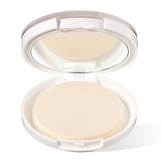 JOAH Perfect Complexion Cashmere Powder Foundation, Medium Face Coverage, Matte Finish, Korean Makeup, Compact Design For Oily & All Skin Types, 16 Hour Wear, Light with Warm Undertones (Pack of 2)