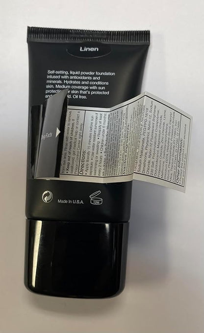 Jolie Mineral Liquid Powder Foundation SPF 15 1 Fl. Oz. Hypoallergenic - For All Skin Types (Linen)