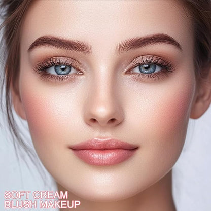 Erinde Liquid Blush for Cheeks, Soft Cream Blush Makeup, Natural-Looking Matte Finish, Lightweight, Long-Wearing, Vegan & Cruelty-Free, 05