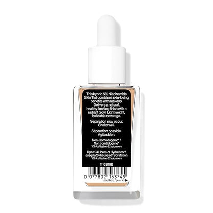 wet n wild Bare Focus Skin Tint, 5% Niacinamide Enriched, Buildable Sheer Lightweight Coverage, Natural Radiant Finish, Hyaluronic & Vitamin Hydration Boost, Cruelty-Free & Vegan - Cream Beige