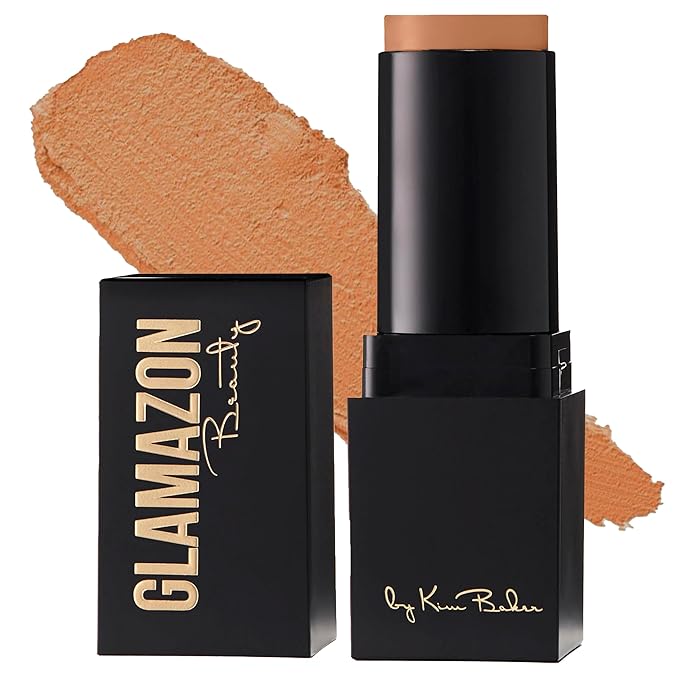 Glamazon Second to None Foundation Stick, Sunkissed Honey, Light-to-Full Coverage, Weightless Makeup With a Glowy Natural Finish