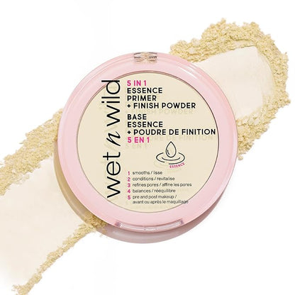 wet n wild 5 In 1 Essence Primer + Finish Powder clear