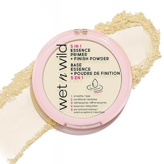 wet n wild 5 In 1 Essence Primer + Finish Powder clear