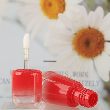 COSIDEA 20pcs Empty Cute Mushroom Shape Red lip gloss tube 4ml 0.13oz with wand Lipgloss tubes containers for lip oil packing
