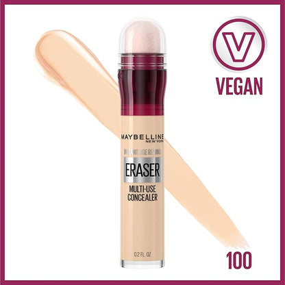 Maybelline Instant Age Rewind Dark Circles Concealer Bundle, 115 & 100 Counts