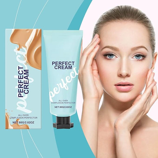 Supreme Cream Body Perfector - Waterproof CC Cream Foundation, Long-Lasting Transfer-Resistant Skin Tint for Face & Body, Hydrating Full Coverage Concealer