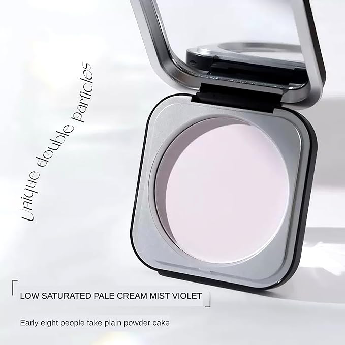 Novo Setting Powder - Oil Control, Long-Lasting Matte Finish, Lightweight, Sweatproof & Waterproof, Non-Caking, Ideal for Oily Skin, Velvet Smooth Texture with Built-In Powder Puff