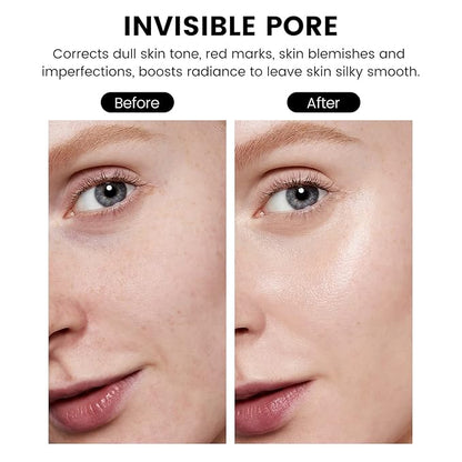 Ownest Pore Primer,Color Correcting Facial Serum,Face Makeup Primer Base,Isolation Cream,Invisible Pore,Moisturizing Essence Concealer Foundation-40G