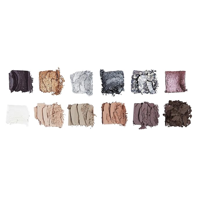 Revolution Beauty The Rebel Icon Eyeshadow Palette Gift Set, Holiday Set with Smokey Icon Eyeshadow Palette & Eye Blending Brush, Vegan & Cruelty-Free