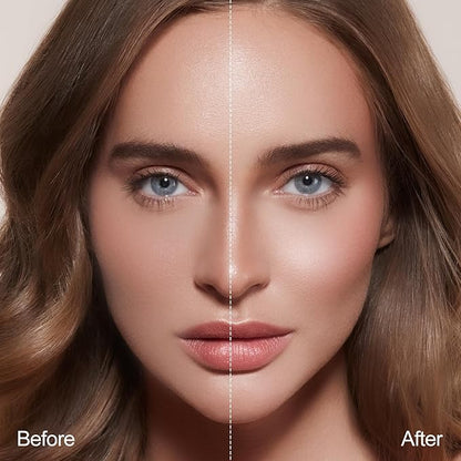 Erinde Contour Highlighter Face Sculpting Palette with Mirror, Shimmer Matte Finish, Long-lasting Smooth Pressed Powder Makeup for Cool Toned Skin, 01 Cool Brown contour
