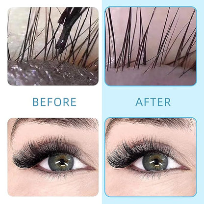 Eyelash Cleanser Concentrate 60ml Unscented Professional Lash Shampoo Foaming Cleanser DIY Wash for Extensions Lashes with Salon Home Care-Makes 6 Bottles