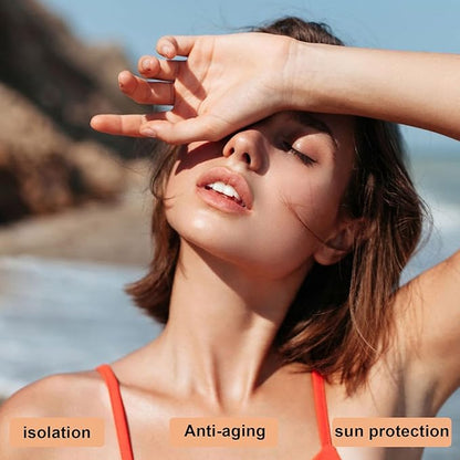 6 in1 Cover Crème Full Coverage Foundation Makeup, Hydrating Primer,Concealer,SPF 50+,Long-Wearing Coverage-1.01 Fl Oz(30 ML) (LIGHT BEIGE- For medium skin tone, 1.23 OZ)