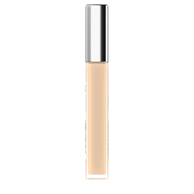 Neutrogena Healthy Skin Radiant Brightening Cream Concealer with Peptides & Vitamin E Antioxidant, Lightweight Perfecting Concealer, Non-Comedogenic, Ivory Light 01 with neutral undertones, 0.24 oz