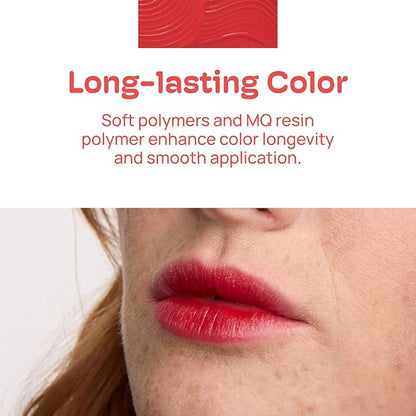 MIXIK Juicy Lip Tint, Hydrating Water-Based Lip Stain and Gloss that feels light and fresh for Dewy and Radiant lips, Formulated with Blue Agave Extract for long lasting Moisturizing (Cherry Pop)