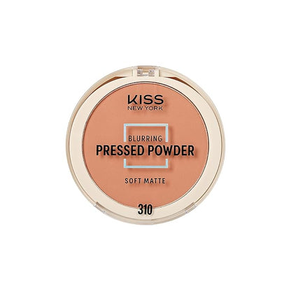 Soft Matte Pressed Powder, Blurring Poreless Face Powder Makeup, Medium Coverage Setting Powder Infused with Salicylic Acid & Niacinamide, Clean Beauty (Sun Beige, 0.28 Ounce)