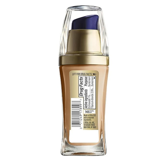L'Oreal Paris Visible Lift Serum Absolute Foundation, Natural Buff 1 Ounce