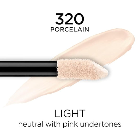 L'Oreal Paris Makeup Infallible Full Wear Waterproof Matte Concealer, Full Coverage, Porcelain, 0.33 fl. oz.