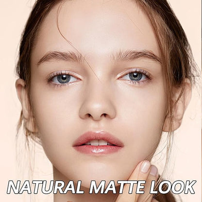 Hydrating Face Powder, Oil Control Face Pressed Powder, Long-lasting Flawless Setting Powder, Matte Waterproof Makeup for Oily Combination and Mature Skin