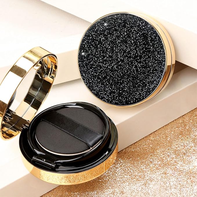 Air Cushion BB Cream Foundation, CC cream foundation, Moisturizing Concealer Long-Lasting, Cushion Foundation Full Coverage Self Adjusting for Mature Skin & All Skin Types (natural white, 1)