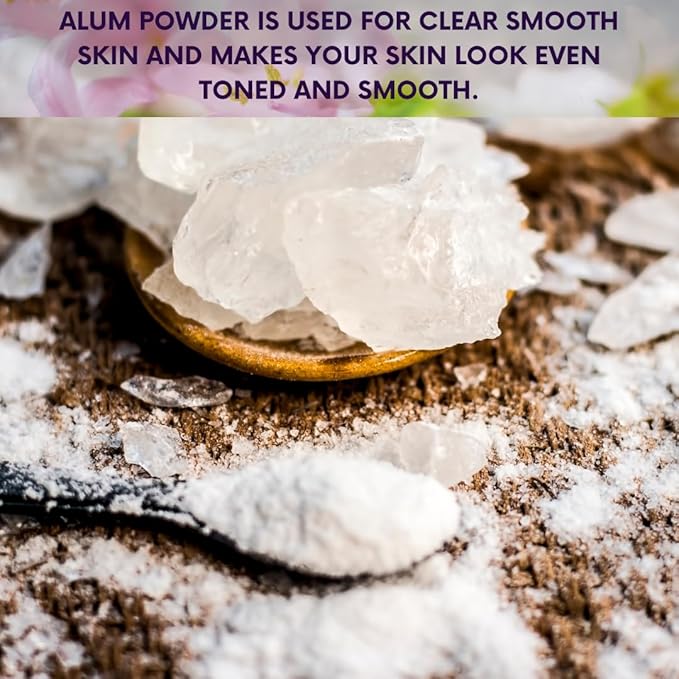 100% Natural Alum Powder for Skin and Health Care 454 GMS / 1 LBS