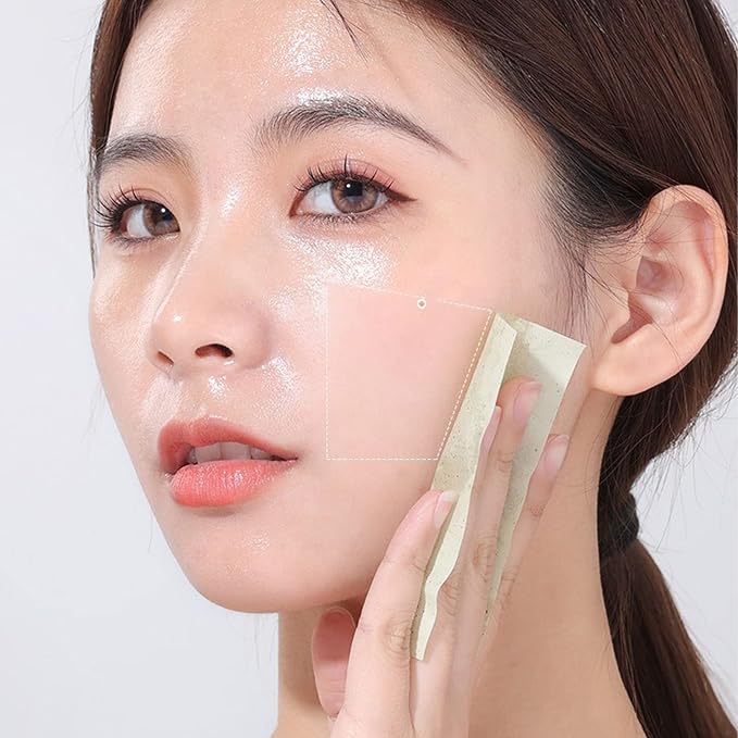 Oil Blotting Sheet, Soft Oil Blotting Paper Comfortable Compact Portable 250 Pcs with Mirror for Party