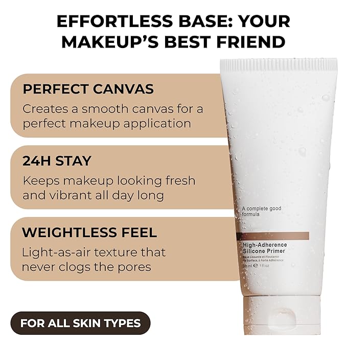 LIightweight Hydrating Face Primer Cream – Smooth Makeup Base with Pore-Refining Formula, Nourishing Texture for Flawless Skin and Long-Lasting Finish
