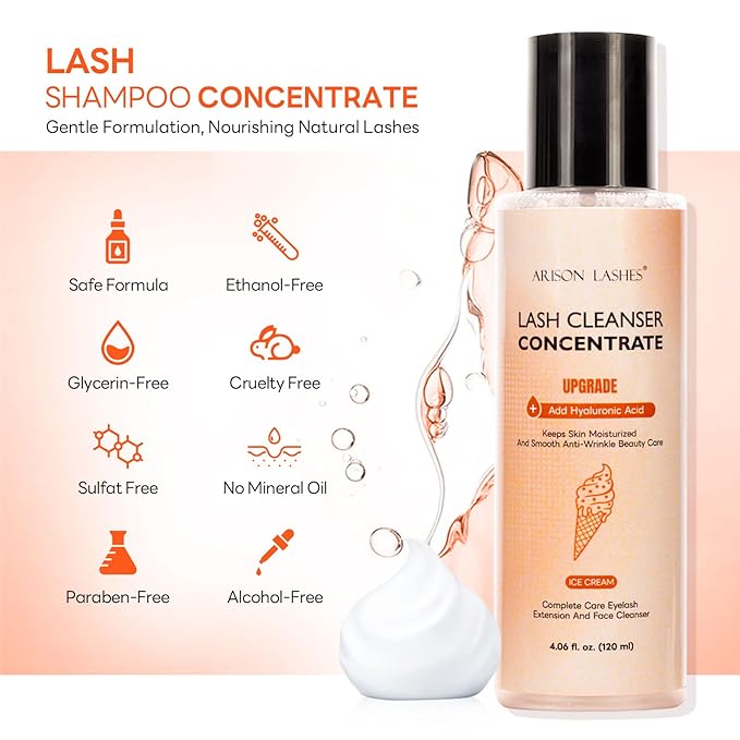 ARISON LASHES Eyelash Cleanser Concentrate