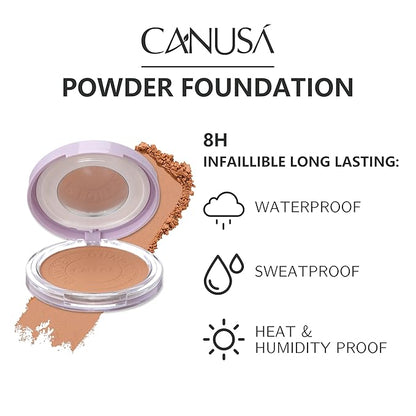 POWDER FOUNDATION soft-focus formula, fine pores, and long-las ting, makeup setting (D, ONE SIZE)