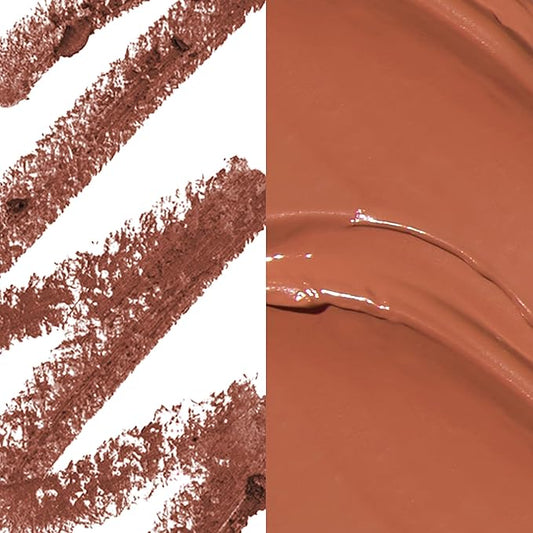 Julep With a Trace Retractable Creamy Long-Lasting Lip Liner, Rich Cocoa & It's Whipped Matte Lip Mousse, Almond Creme