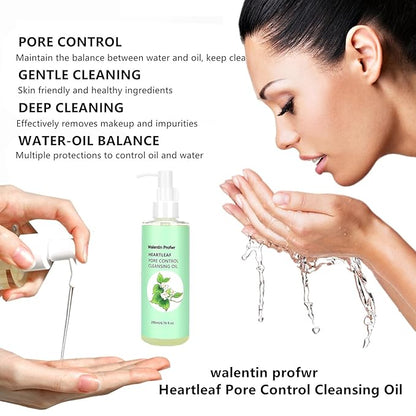 Cleansing Oil for Face Travel Home Use Cleansing Oil Makeup Blackhead Remover Gentle Pore Deep Cleaning for All Skin Types