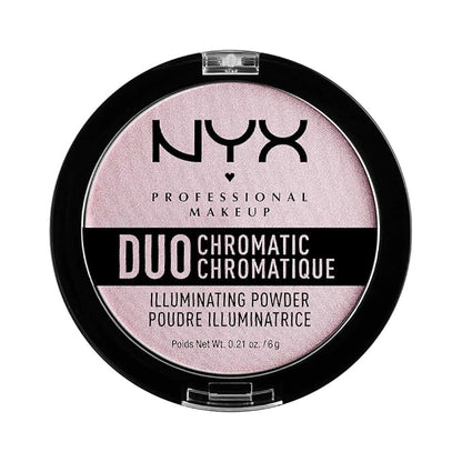 NYX PROFESSIONAL MAKEUP Duo Chromatic Illuminating Powder, Lavender Steel