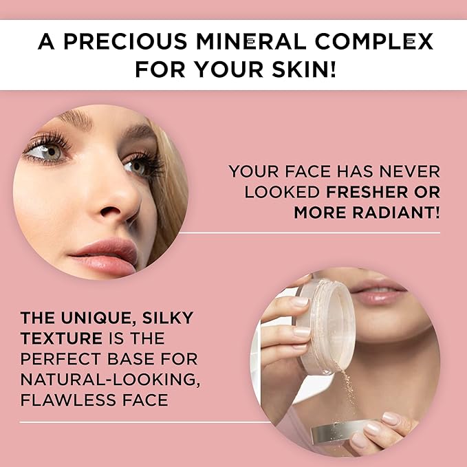 ARTDECO Mineral Powder Foundation - soft ivory – loose setting powder for a smooth & matte finish - medium coverage - perfect for sensitive & oily skin - makeup with zinc & magnesium - vegan - 0.53 Oz