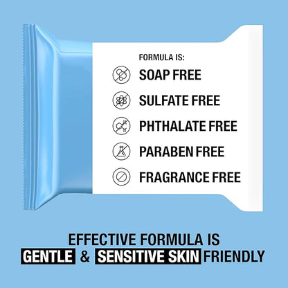 Neutrogena Fragrance-Free Makeup Remover Cleansing Towelette Singles, Individually-Wrapped Daily Face Wipes to Remove Dirt, Oil, Makeup & Waterproof Mascara for Travel & On-the-Go, 20 ct (Pack of 6)