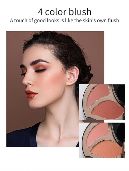 Pure Vie 56 Color All-in-One Holiday Gift Makeup Set Cosmetic Essential Starter Bundle Include Eyeshadow Palette Lipstick Concealer Blush Mascara Foundation Face Powder - Makeup Kit for Women Full Kit