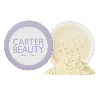 Carter Beauty By Marissa Carter Setting Standards Baking Powder - Vegan - Mattifies The Skin And Evens Out The Complexion- Used To Set Makeup And Cover Blemishes - Banana - 0.3 Oz