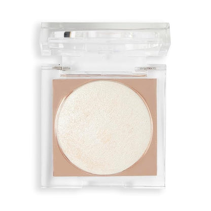Makeup Revolution Beam Bright Highlighter, All Over Face Glow, Powder To Liquid Formula, 5 Different Shades, Diamond Glow