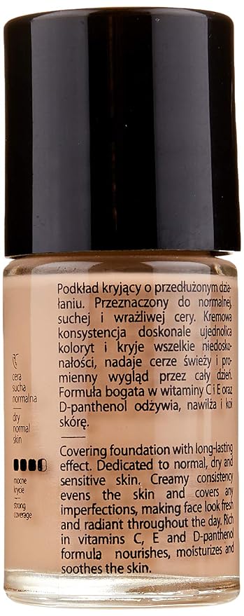 Paese Cosmetics Long Cover Fluid Foundation, Shade Number 1.5 30 ml